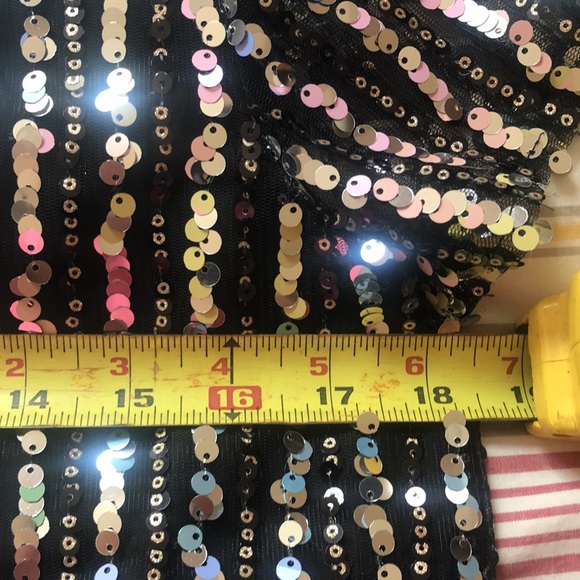 Sequined shirt sleeve top - Picture 4 of 5